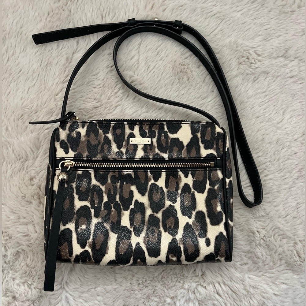 Kate Spade leopard print crossbody bag